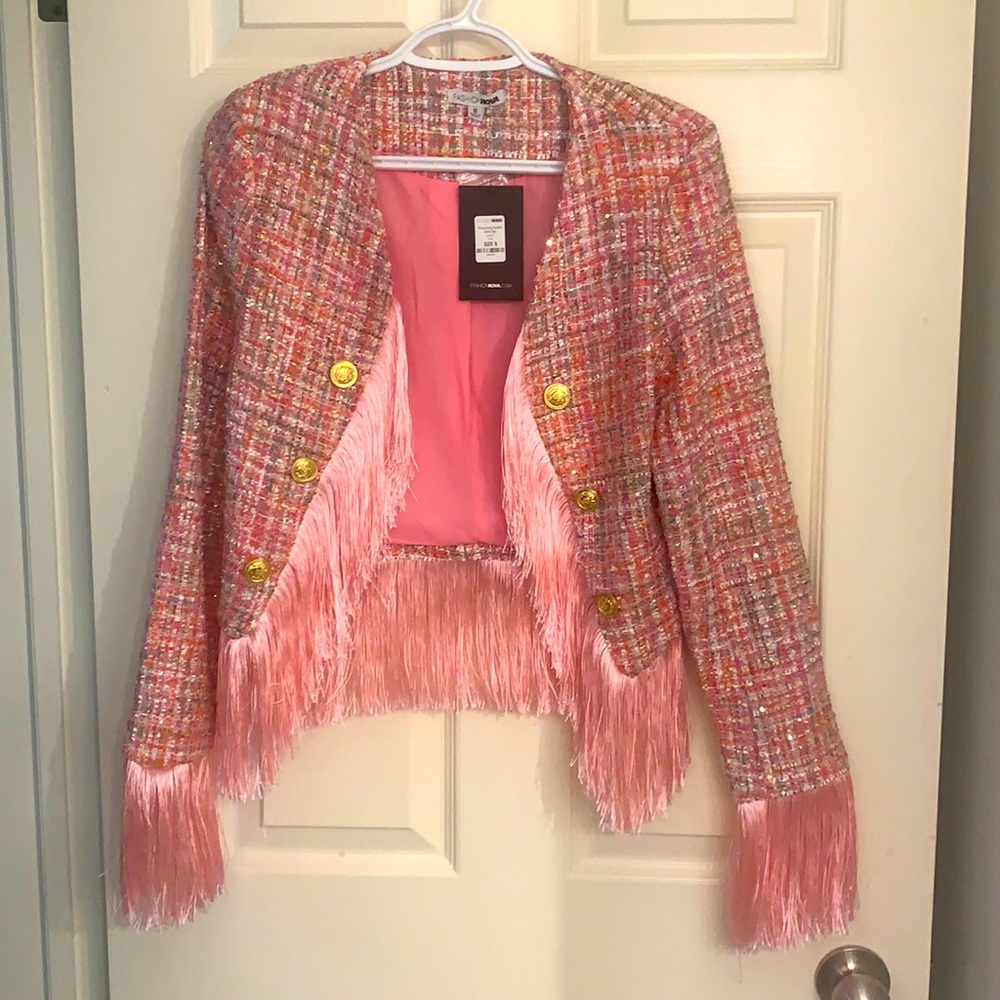 Fashion Nova pink blazer/jacket (size small)